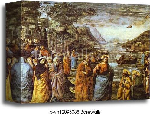 The Calling of St. Peter by Domenico Ghirlandaio, Canvas Print