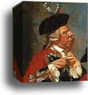 Sir Thomas Kennedy, James Caulfeild, Mr Ward and Mr Phelps. Detail by Sir Joshua Reynolds, Canvas Print