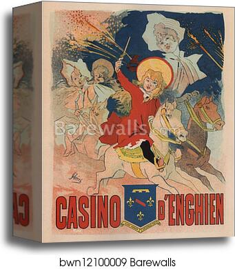 Casino d'Enghien by Jules Chéret, Canvas Print