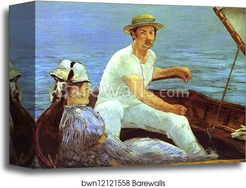 Boating by Edouard Manet, Canvas Print