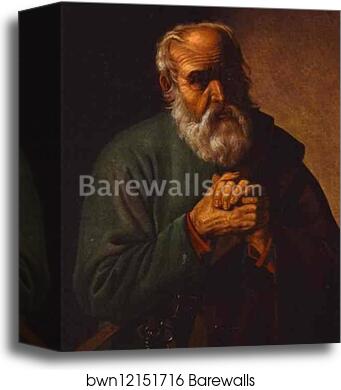 St. Peter by Georges De La Tour, Canvas Print