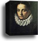 Portrait of a Lady (Bianca Ponzone Anguissola) by Sofonisba Anguissola, Canvas Print