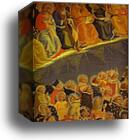 The Last Judgement. Detail: The Blessed by Fra Angelico, Canvas Print