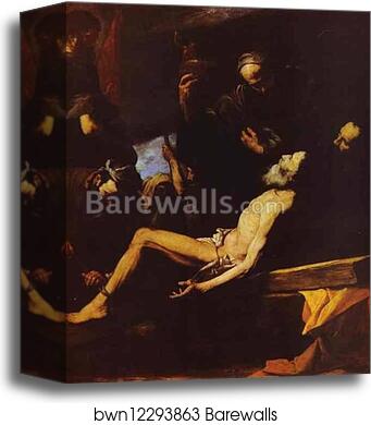The Martyrdom of St. Andrew by Jusepe De Ribera, Canvas Print