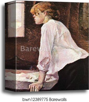 The Laundress by Henri De Toulouse-Lautrec, Canvas Print