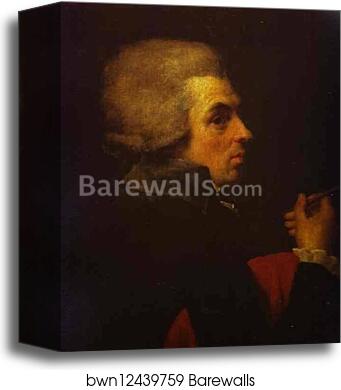 Self-Portrait by Jacques-Louis David, Canvas Print