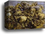 Copy of the Battle of Anghiari by Leonardo da Vinci by Leonardo Da Vinci, Canvas Print