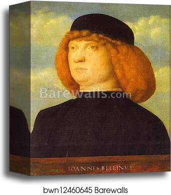 Portrait of a Man by Giovanni Bellini, Canvas Print
