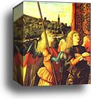 Christ with the Symbols of the Passion Surrounded by Angels. Detail by Vittore Carpaccio, Canvas Print