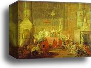 Coronation of Catherine II, September 22, 1762 by Stefano Torelli, Canvas Print