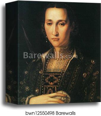 Portrait of Eleonora of Toledo as an Old Woman by Agnolo Bronzino, Canvas Print