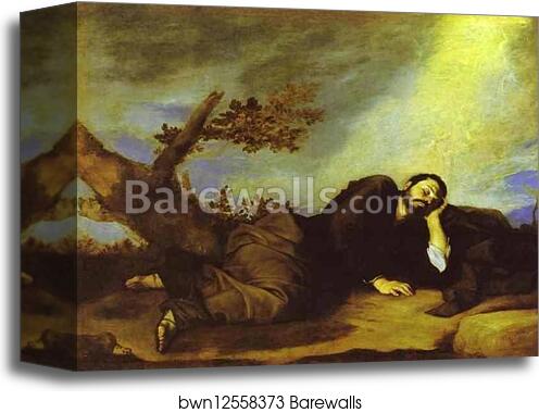 Jacob's Dream by Jusepe De Ribera, Canvas Print