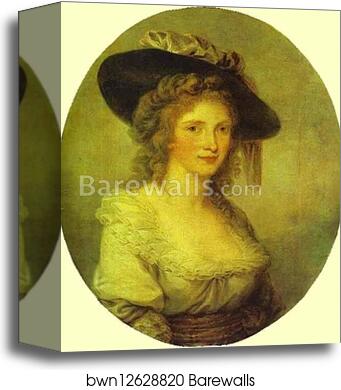 Self-Portrait by Angelica Kauffman, Canvas Print