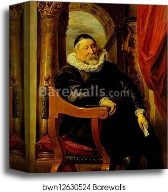 Portrait of an Elderly Gentleman by Jacob Jordaens, Canvas Print Portrait of an Elderly Gentleman by Jacob Jordaens, Canvas Print