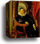 Portrait of an Elderly Gentleman by Jacob Jordaens, Canvas Print
