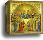 The Coronation of the Virgin by Fra Angelico, Canvas Print
