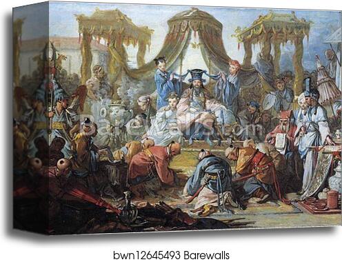 The Chinese Wedding by François Boucher, Canvas Print
