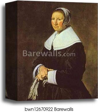 Portrait of a Woman by Frans Hals, Canvas Print