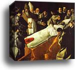 The Death of St. Bonaventura by Francisco De Zurbarán, Canvas Print