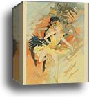 Premier panneau sans texte : "La Danse" by Jules Chéret, Canvas Print