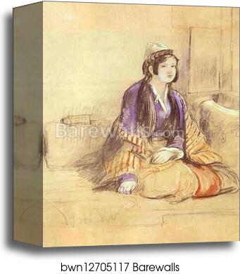 Seated Lady of Constantinople by Sir David Wilkie, Canvas Print