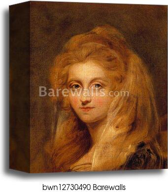 Portrait of a Lady by George Romney, Canvas Print