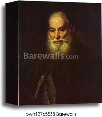Portrait of G. K. Levitzky, Artist's Father by Dmitry Levitzky, Canvas Print
