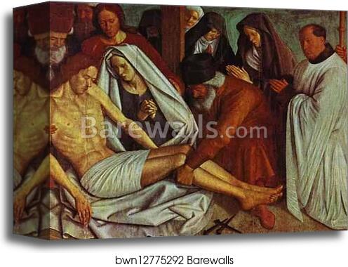 Pieta by Jean Fouquet, Canvas Print