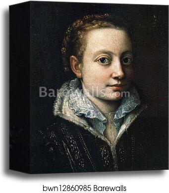 Self-Portrait by Sofonisba Anguissola, Canvas Print