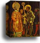 The Meeting of St. Erasmus and St. Maurice by Matthias Grünewald, Canvas Print