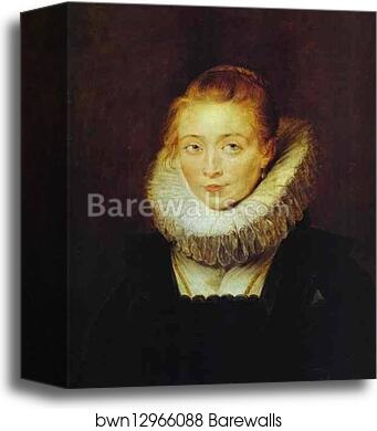 Portrait of the Lady-in-Waiting of the Infanta Isabella by Peter Paul Rubens, Canvas Print