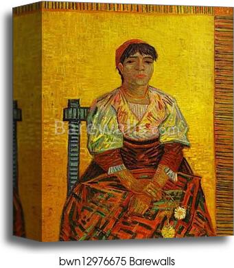 The Italian Woman by Vincent Van Gogh, Canvas Print