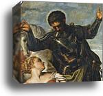 Saint George, Saint Louis, and the Princess. Detail by Jacopo Robusti, Called Tintoretto, Canvas Print