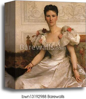 Portrait of Madame la Comtesse de Cambaceres by William-Adolphe Bouguereau, Canvas Print