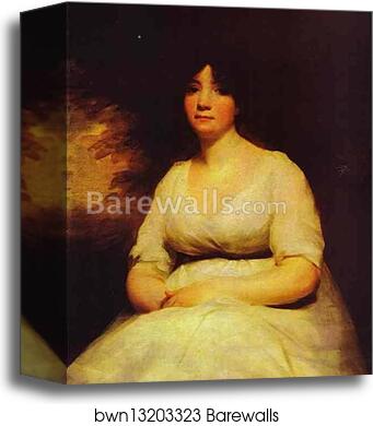 Portrait of Mrs. Kenneth Murchison by Sir Henry Raeburn, Canvas Print