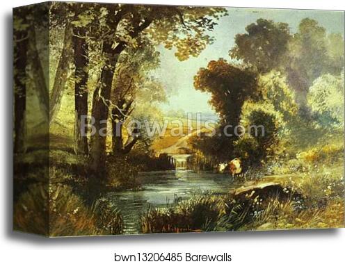 Summer Landscape by Alexey Savrasov, Canvas Print