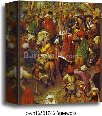 The Crucifixion by Jan Van Eyck, Canvas Print