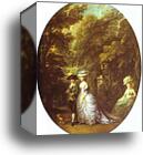 Portrait of Henry, Duke of Cumberland, with the Duchess of Cumberland and Lady Elizabeth Luttrell by Thomas Gainsborough, Canvas Print