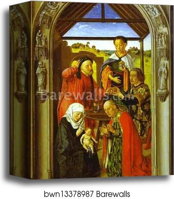The Adoration of the Magi by Dieric Bouts The Elder, Canvas Print The Adoration of the Magi by Dieric Bouts The Elder, Canvas Print