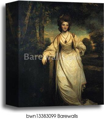 Lady Elizabeth Compton by Sir Joshua Reynolds, Canvas Print
