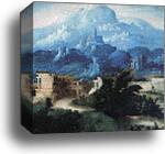 Portrait of Amilcare, Minerva and Asdrubale Anguissola. Detail by Sofonisba Anguissola, Canvas Print