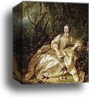 Portrait of the Marquise de Pompadour by François Boucher, Canvas Print