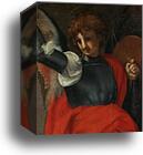 St. John the Evangelist and St. Michael the Archangel. Detail by Jacopo Carrucci, Known As Pontormo, Canvas Print