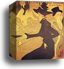 Poster: Le Divan Japonais by Henri De Toulouse-Lautrec, Canvas Print