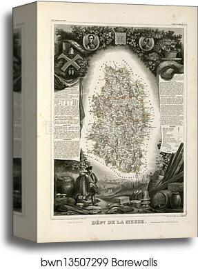 Dépt. de la Meuse (région du nord-est) by Victor Jules Levasseur, Canvas Print Dépt. de la Meuse (région du nord-est) by Victor Jules Levasseur, Canvas Print