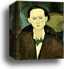 Portrait of Elena Pavlowski by Amedeo Modigliani, Canvas Print