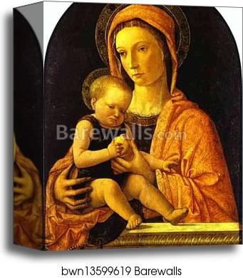 Madonna and Child by Giovanni Bellini, Canvas Print