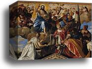 Allegory of the Battle of Lepanto with Sebastiano Venier. Detail by Paolo Veronese, Canvas Print