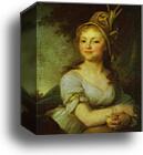 Portrait of E. N. Arsenyeva by Vladimir Borovikovsky, Canvas Print