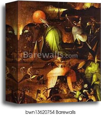 Hell by Hieronymus Bosch, Canvas Print